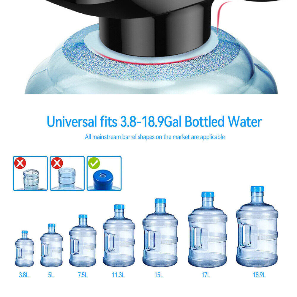 5 Gallon Water Bottle Switch Pump Electric Automatic Universal Dispenser USB