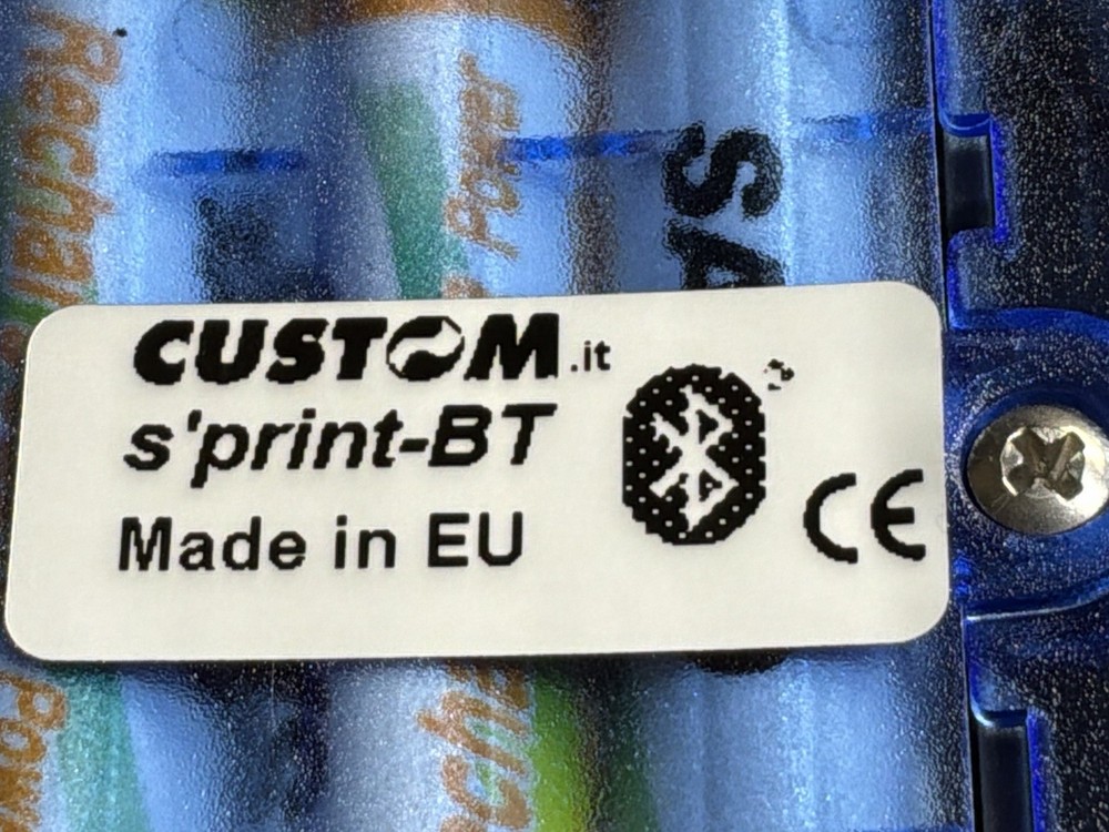 CUSTOM S’print -BT -DTP100-BT PORTABLE PRINTER/JUA3512