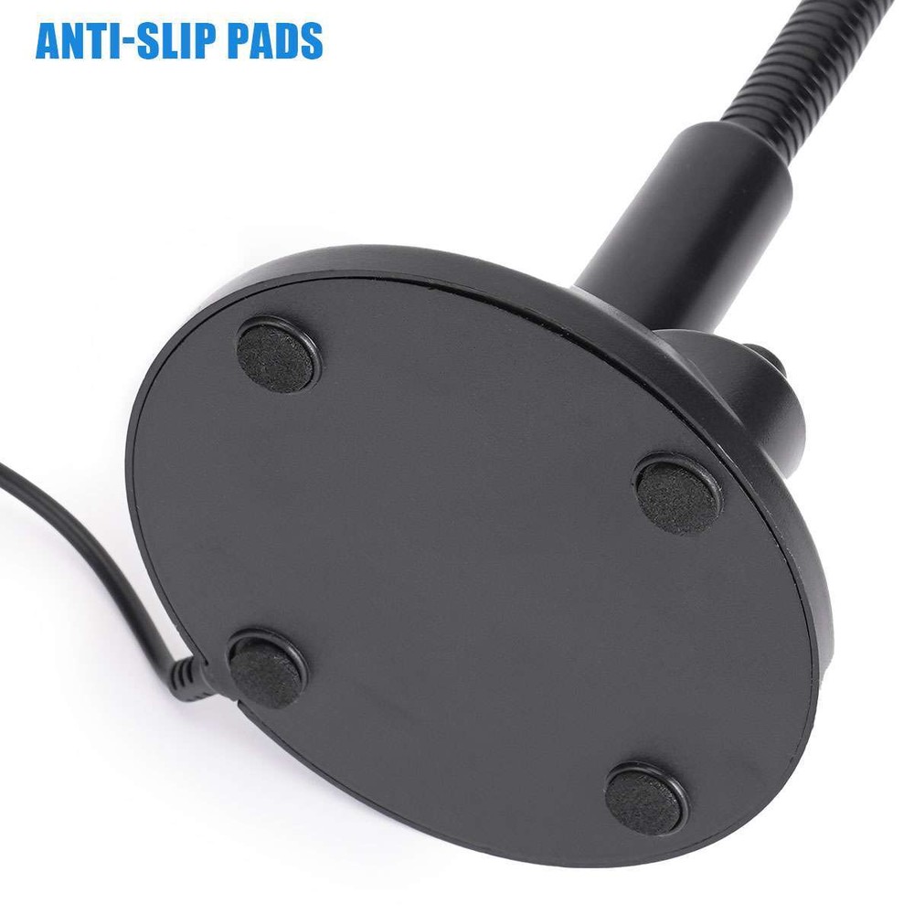 Computer Mini Condenser Microphone USB Stand Recording Mic For PC Desktop Laptop