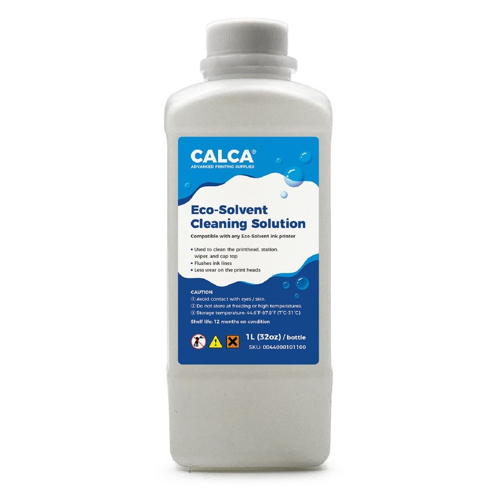 CALCA 1L Compatible ECO Ink Cleaning Solution 1000ml/Bottle