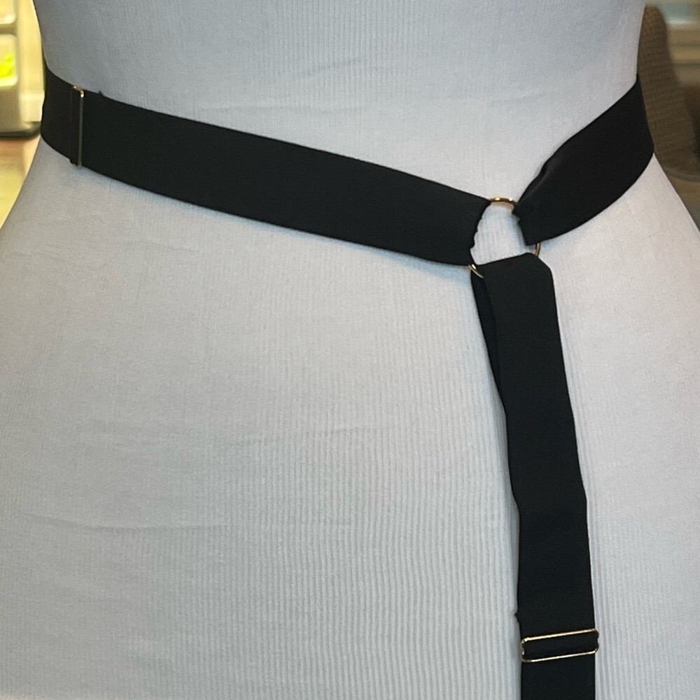 NWT HAH X Free People Strapped in Harness OS Black Lingerie Garter XS S M L XL