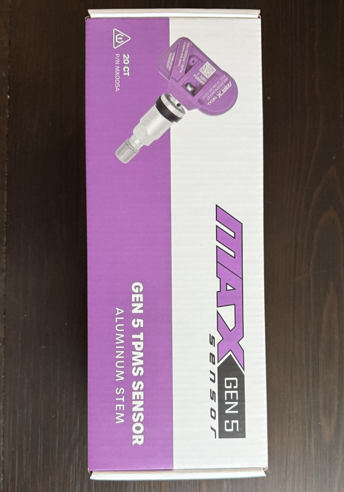 (20 PACK) MAX GEN5 TPMS SENSOR ALUMINUM VALVE MX005A