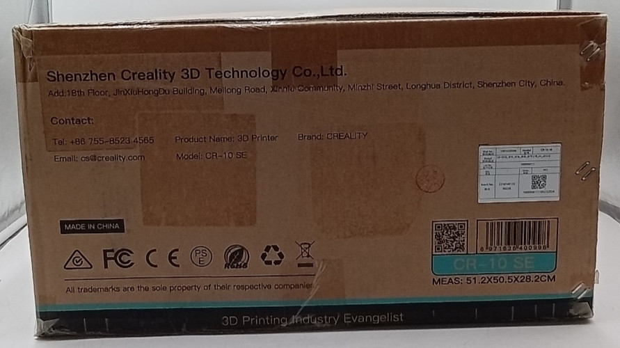 Creality CR-10 SE 3d Printer