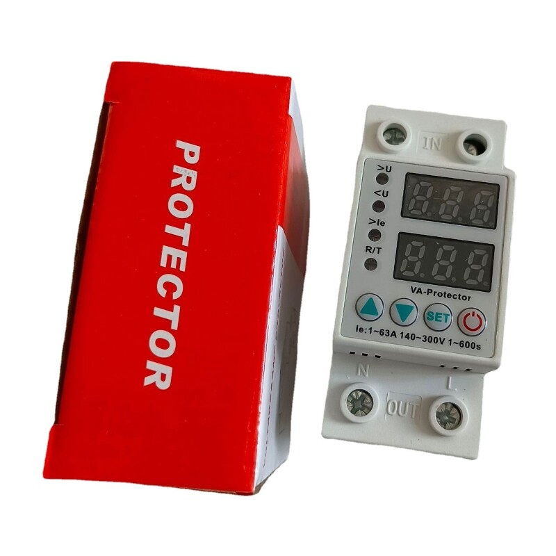 63A Din 220V Adjustable Over and Under Protective Device Protector