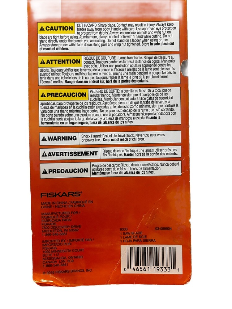 Fiskars Pole Saw Replacement Blade