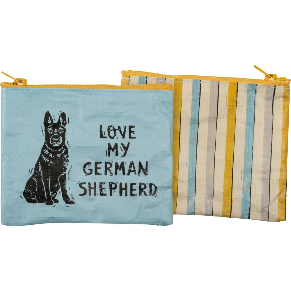 German Shepherd Zippered Pouch Bag