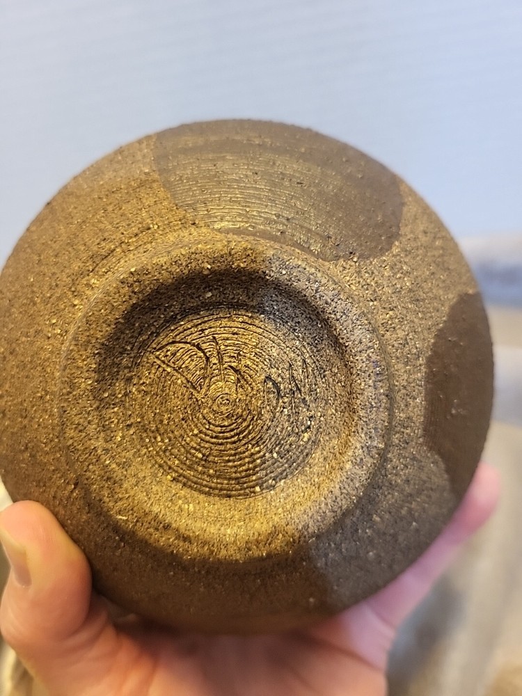 Vintage Signed POTTERY Incense Burner