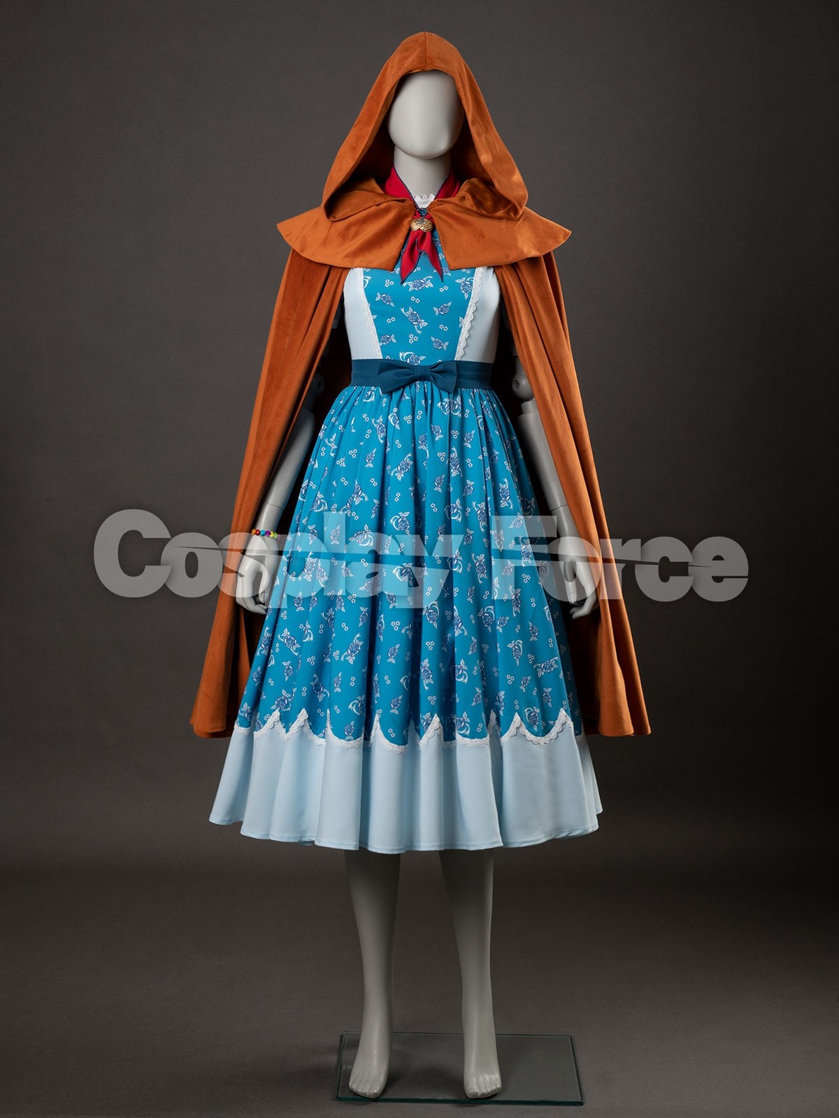 Holly Wheeler Cosplay Costume Women Dress Cloak Outfit Halloween Christmas Party