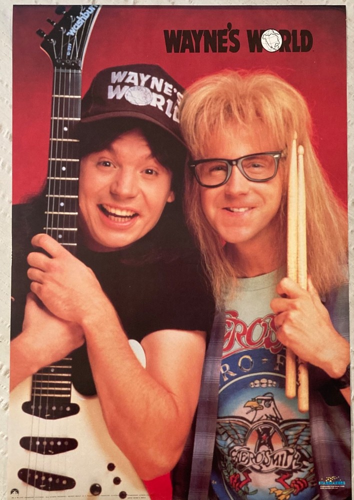 Wayne’s World 1992 Poster Mike Myers Dana Carver Starmakers Q