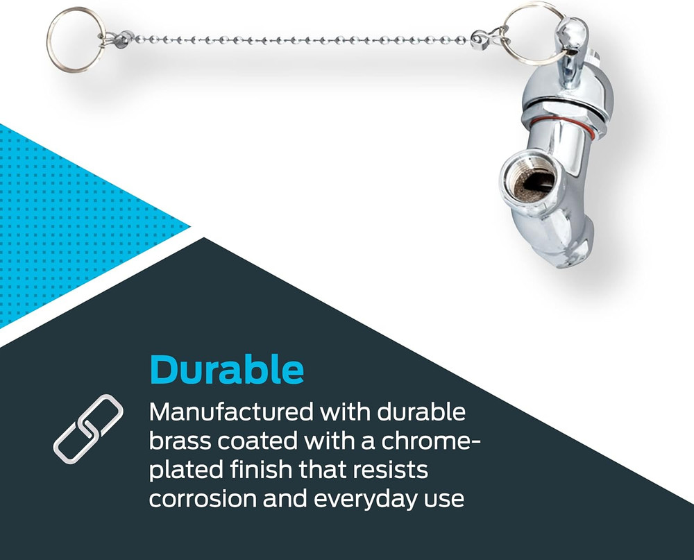 Self-Closing Shower Valve, Chrome Plated, 10789