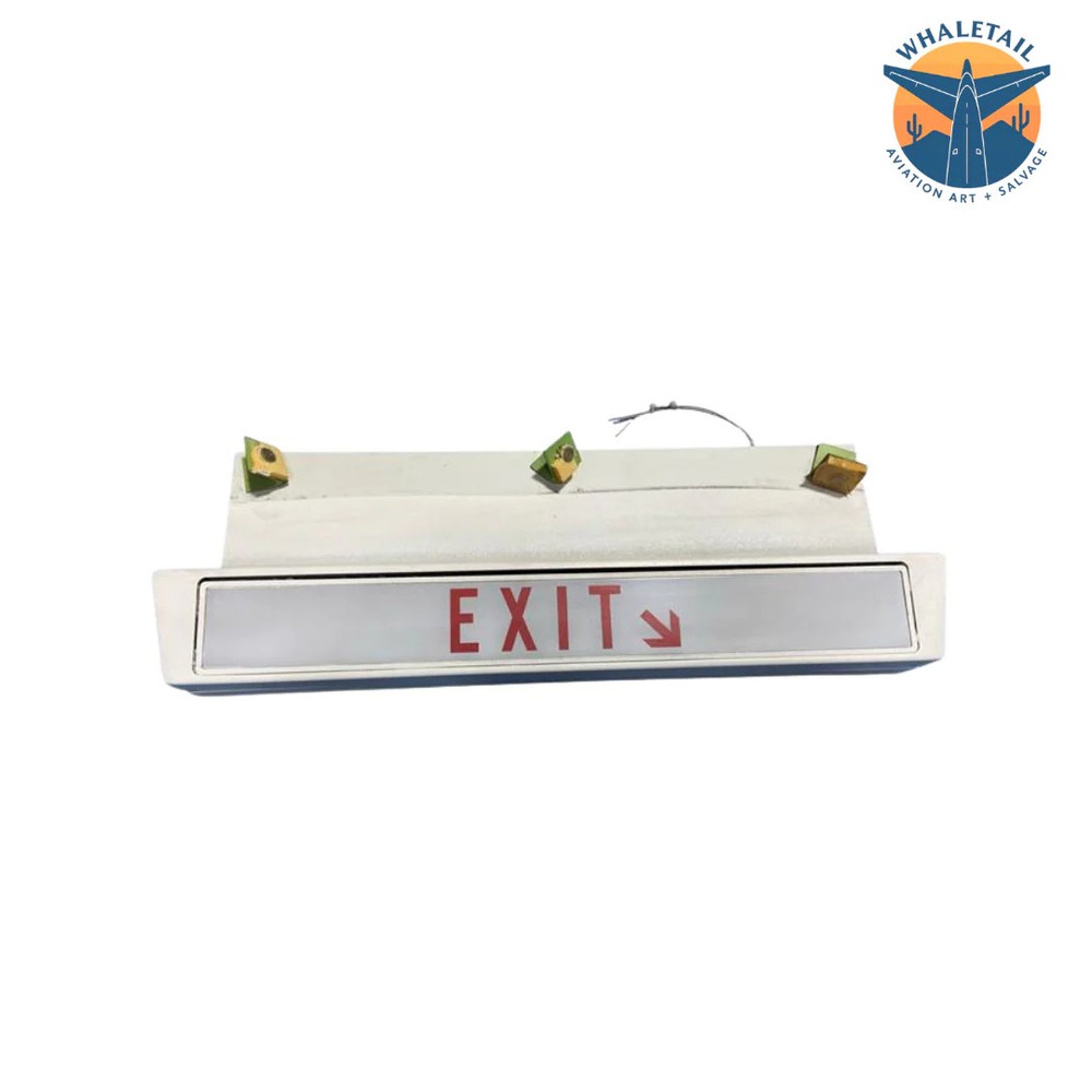 Double Sided 747-400 Exit Sign
