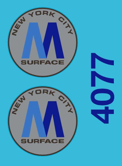 4077 O scale Surface decals