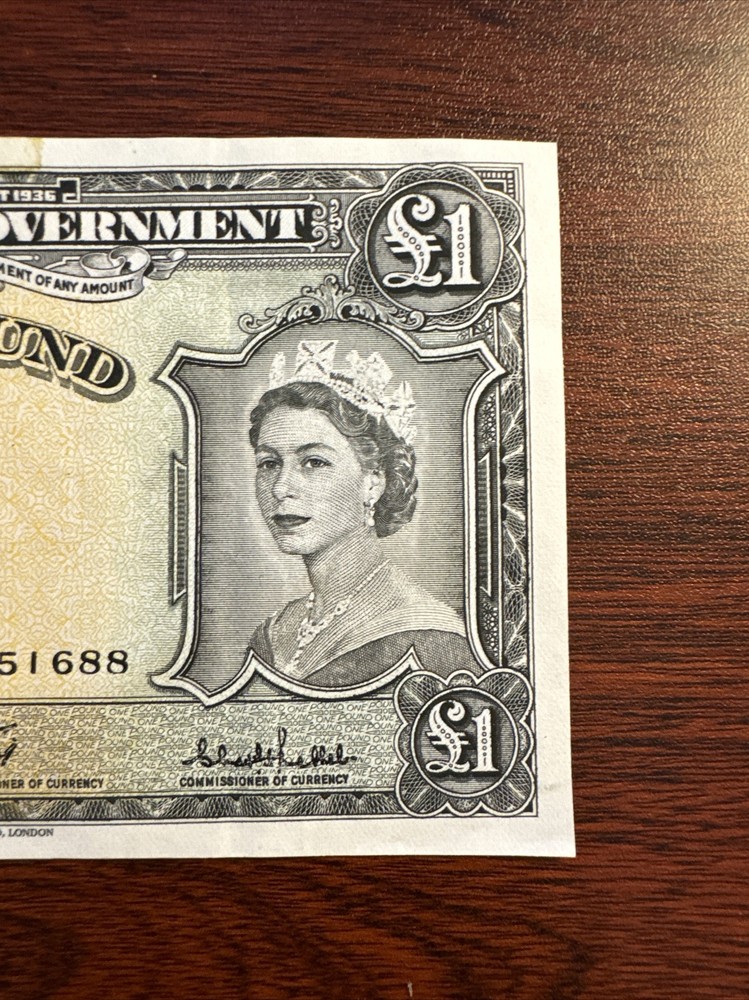1953 Bahamas One Pound Note