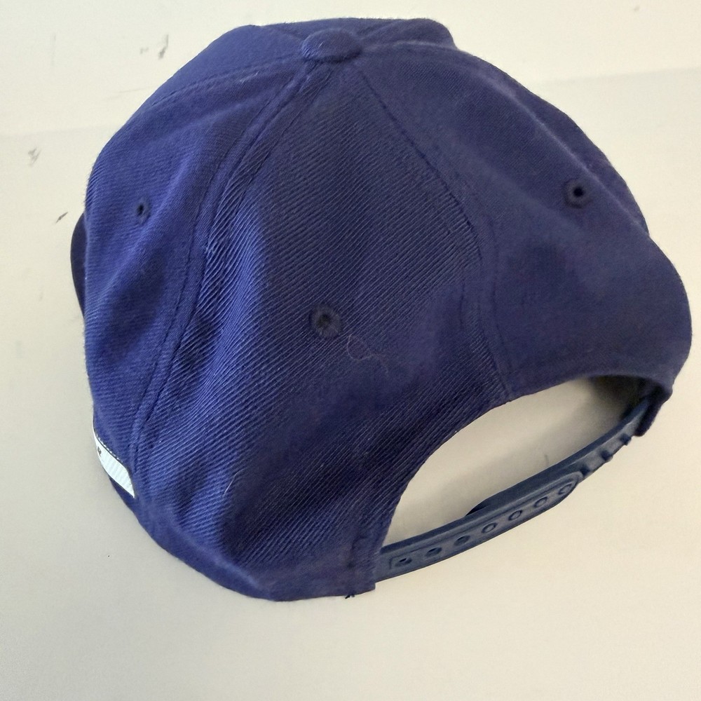 Edel Golf Wings Adjustable Blue SnapBack Hat Cap Embroidered Flat Brim