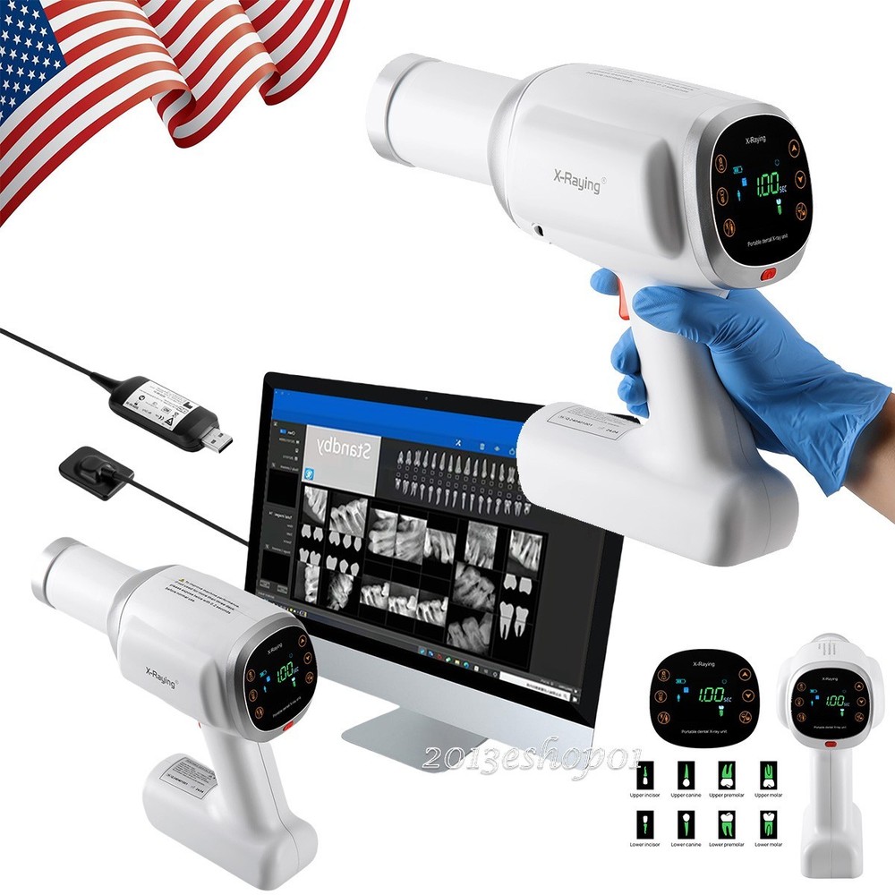 Dental X Mobile Ray Machine Unit Digital High Frequency no Shield+ Sensor Size 2