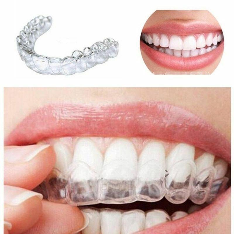 Orthodontic Retainer Fixed Corrector Teeth Retainers Thermoforming 2 Pairs Clear