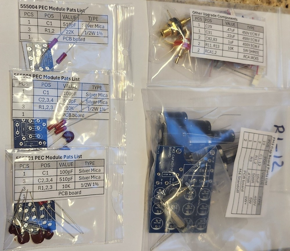 Dynaco FM3 Upgrade Kit, Cap Board, PEC Modules, LED Dial + Audio Upgrade