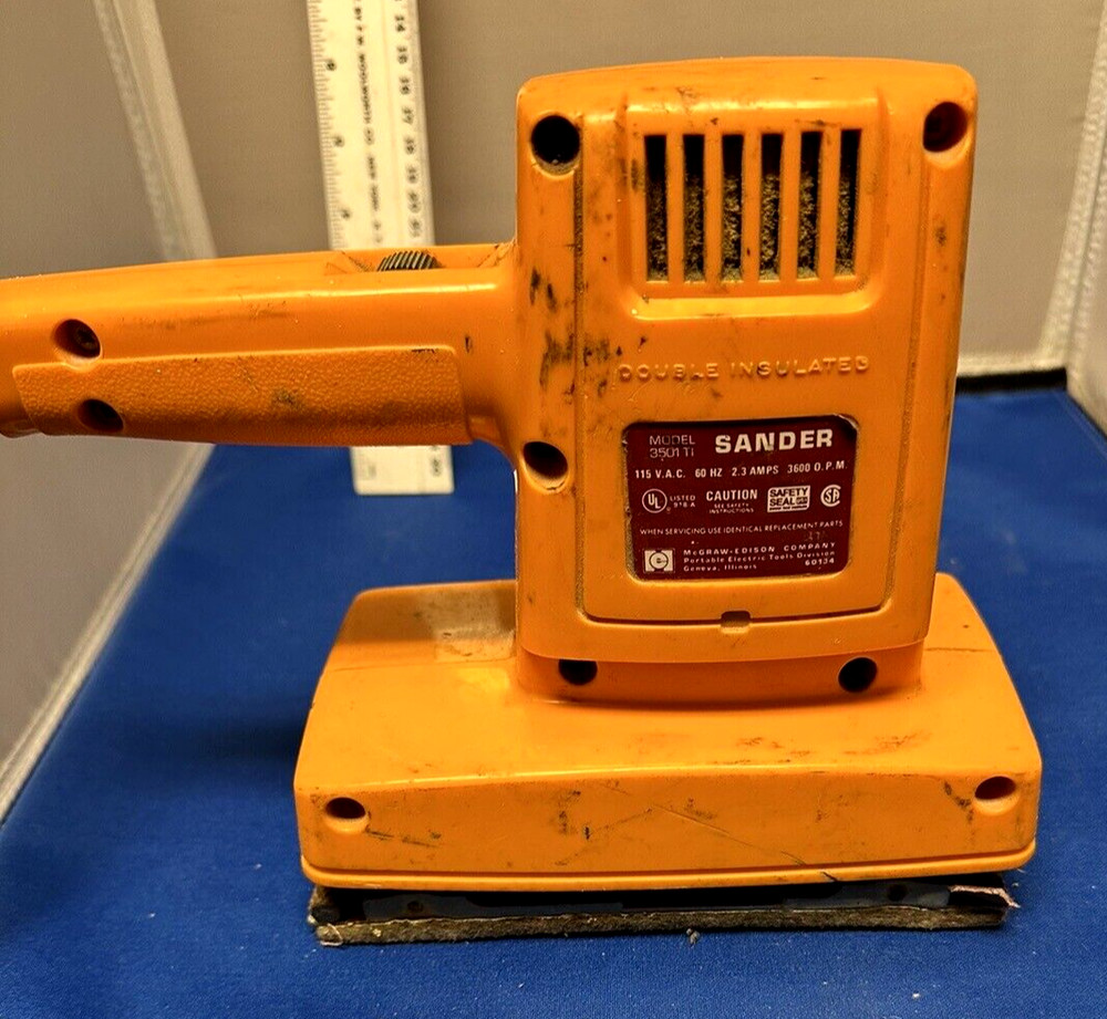 Vintage McGraw Edison Sander Model 3501TI
