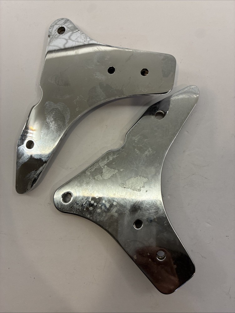 KHROME WERKS Chrome Side Plates for Harley Davidson Two (2)