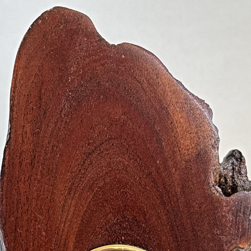 Clock Table Mantel Shelf Tropical Driftwood Unique