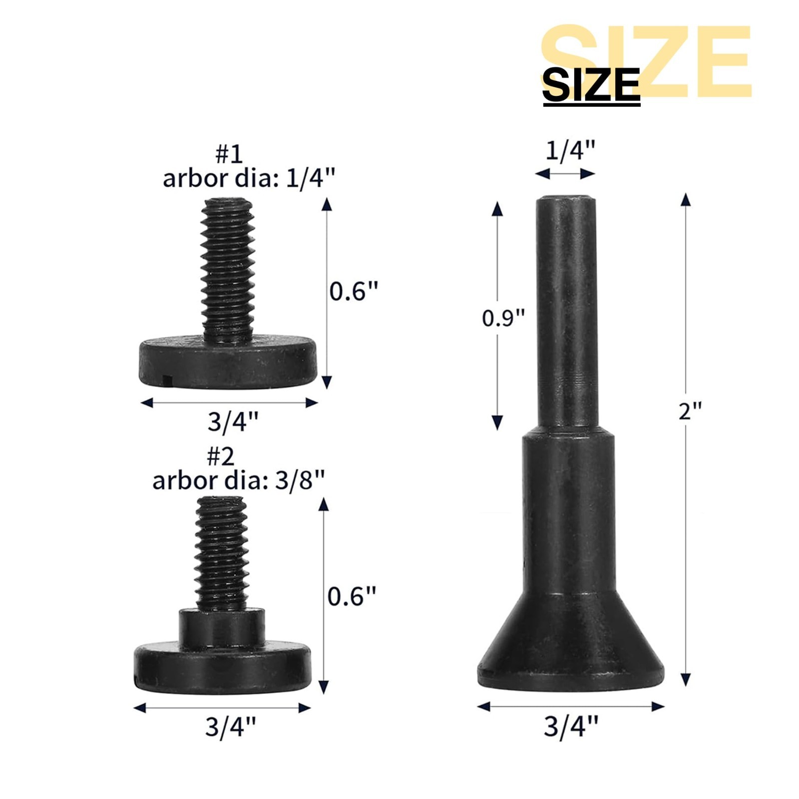 3 Inch Cut Off Wheels 27PCS for Die Grinder 1/4" Mandrel, Metal&Stainless Steel