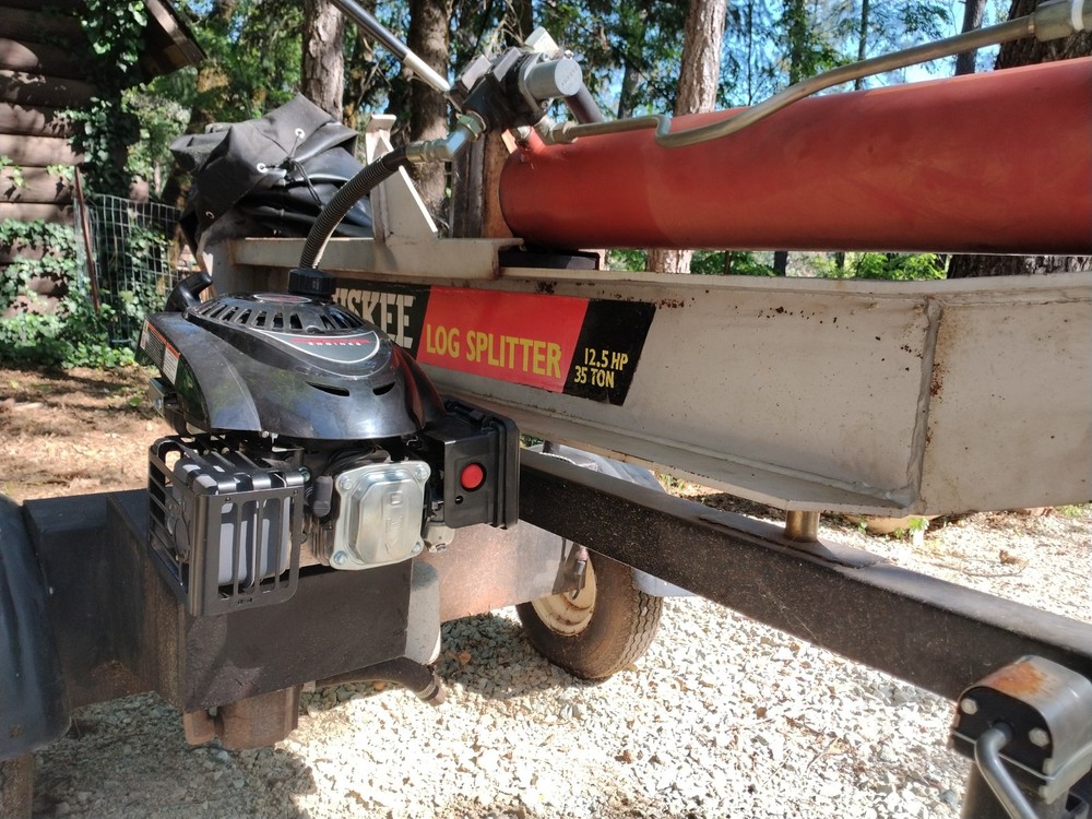 huskee 35 ton log splitter