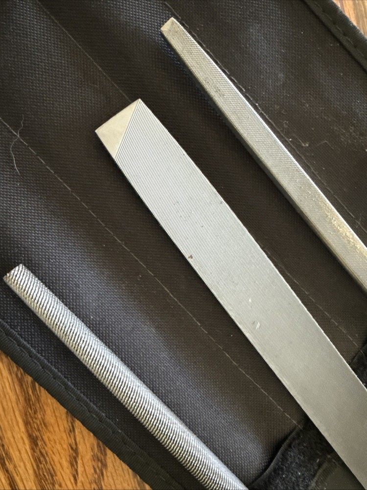 Snap On Tools Orange Instinct Soft Grip File Set 3pc