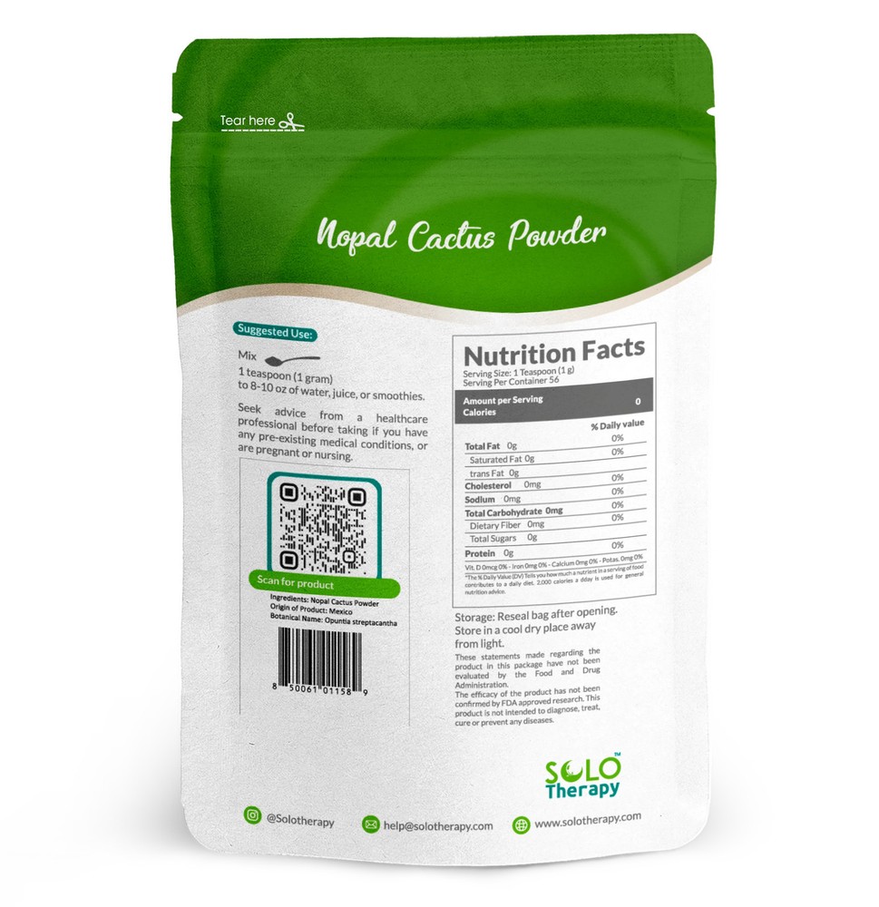 Nopal Cactus Powder, 56 Grams