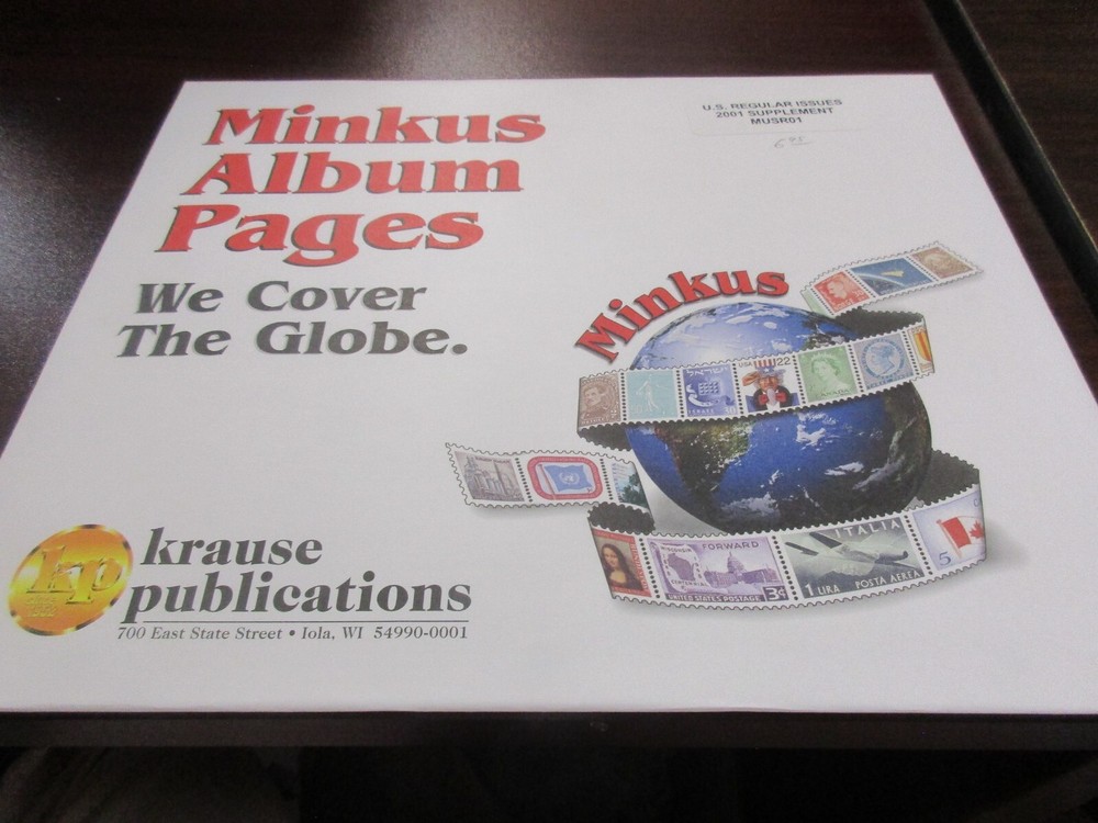 "MINKUS" 2001 SUPPLEMENT  U.S. REGULAR ISSUES  #MUSR01  W/FREE SHIPPING!!!