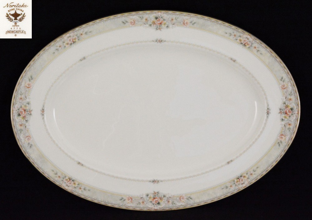 Noritake Newcastle Small Platter (12" by 9")  New Barcode Attached