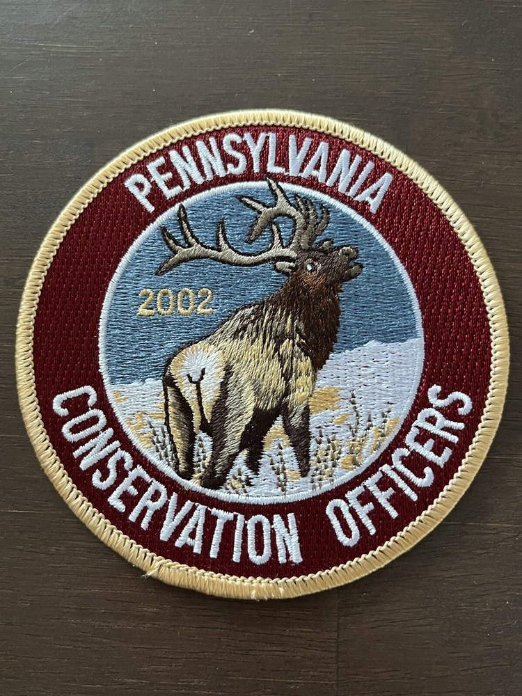 2002 PENNSYLVANIA CONSERVATION OFFICERS PATCH 4” Diameter