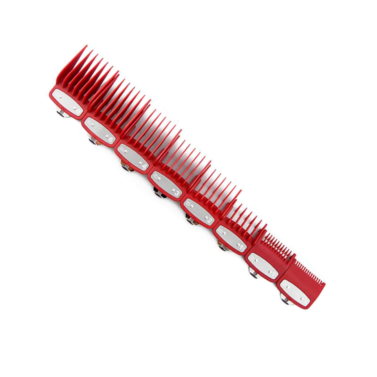 Replacement 8PCS Hair Clipper Metal Clip Guides Limit Combs Guards For WAHL e