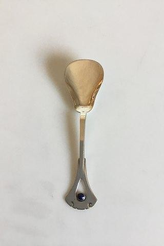 Mogens Ballin Silver Spoon with Blue Stone