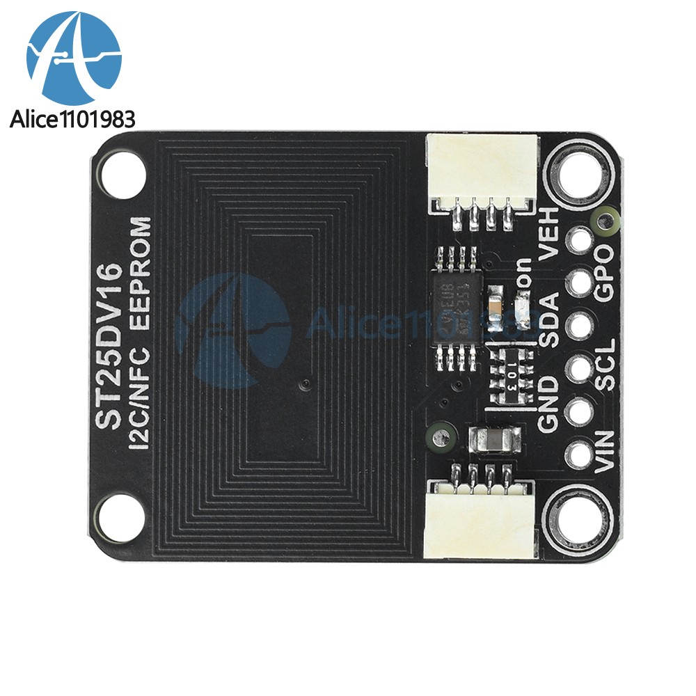 ST25DV16K I2C RFID Dynamic Tag Module Compatible with STEMMA QT/Qwiic Interface