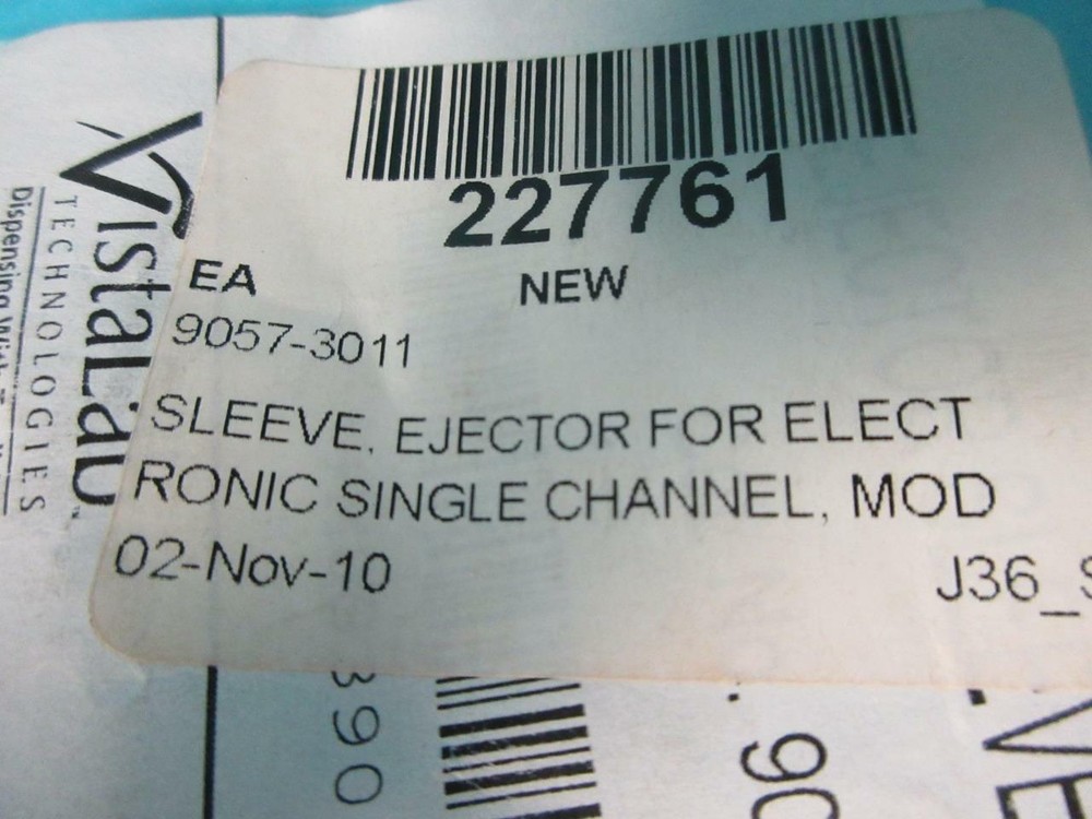 VISTALAB TECHNOLOGIES REPLACEMENT EJECTOR SLEEVE OVATION 1000 UL 9057-3011