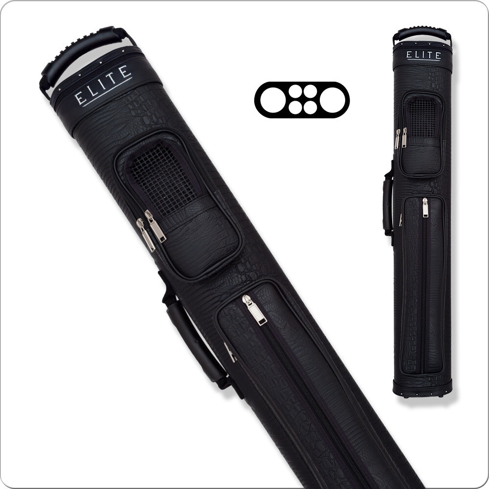 Elite ECCP24 2x4 Precision Hard Pool Cue Case - Black