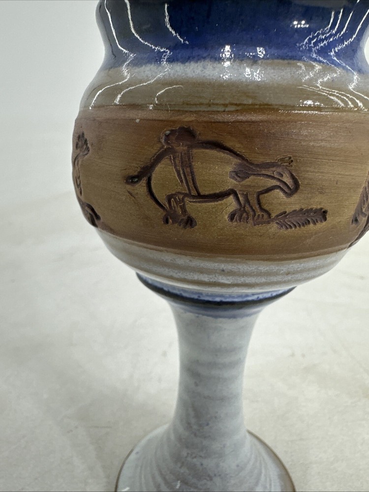 Sunrise Pottery Vase Handmade and Signed