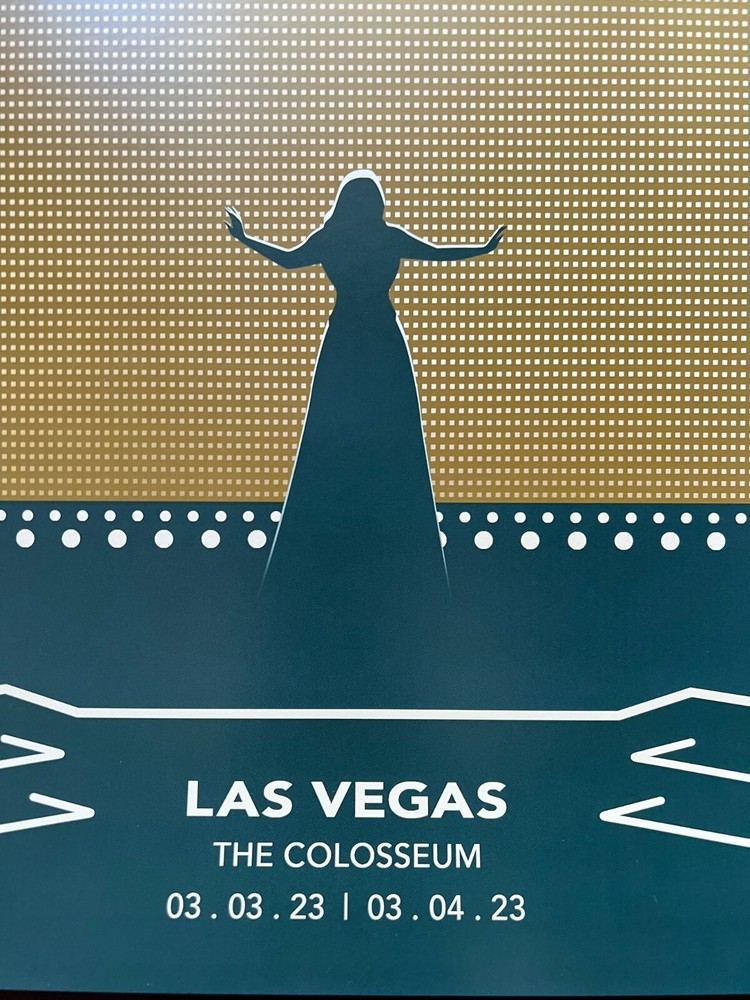 Weekends with Adele Las Vegas Caesars Poster March 3rd & 4th 2023