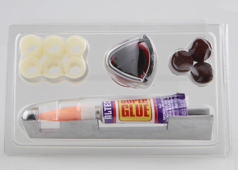 Tiekerbilir 15 Pack Cue Stick Tip Repair Kit, Tips Accessorie, Include 01