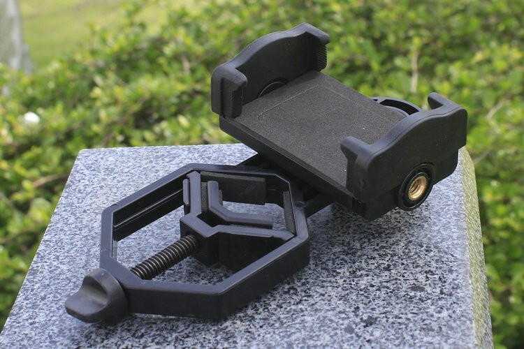 Metal Mobile Phone Holder Adapter Bracket Binoculars Monocular Scope Telescope
