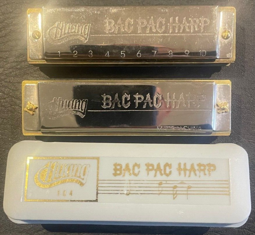 (2) Huang Bac Pac Harp Harmonicas