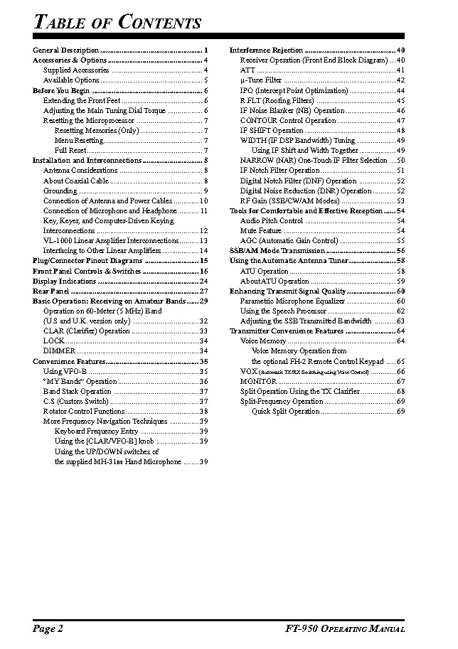 Yaesu FT-950 Transceiver Instruction Manual Operating Guide Coil Bound