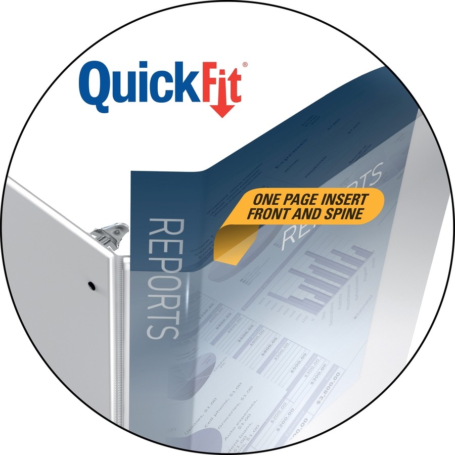 QuickFit Round Ring Unique Design Binder (88010)