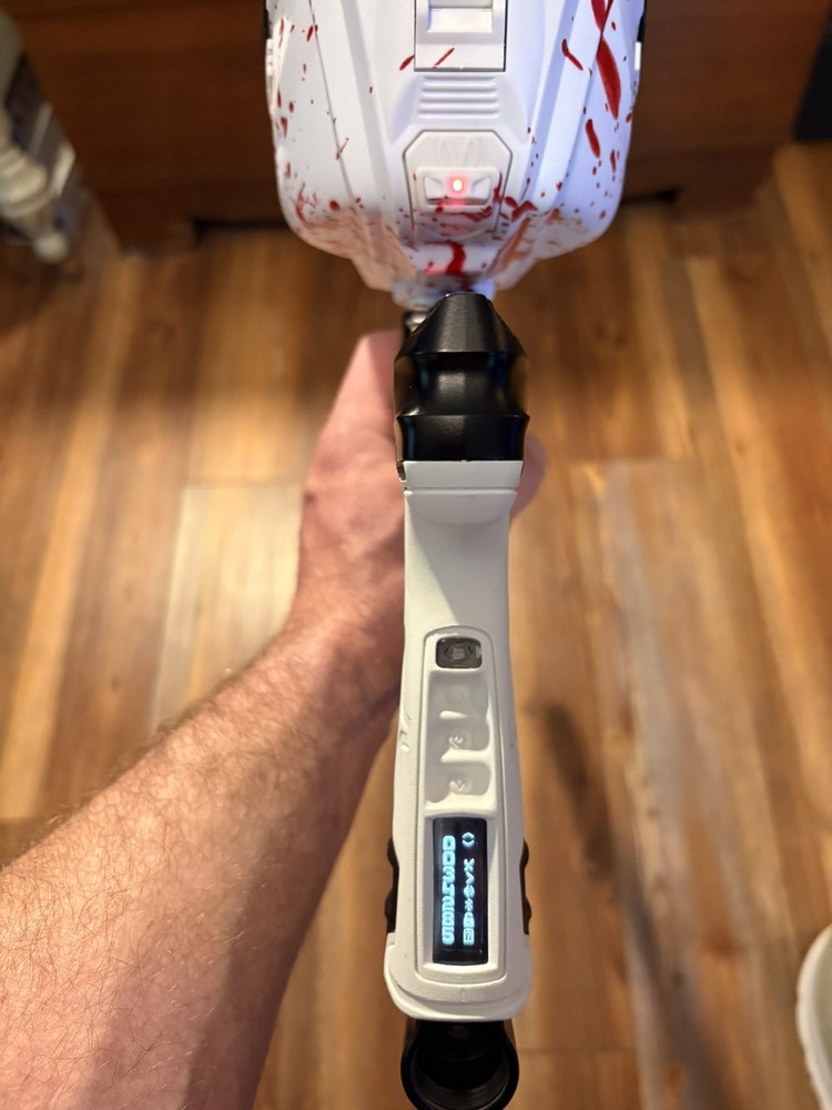 Planet Eclipse Geo R5 Custom Arc Anodized Barrel Spire V Hopper