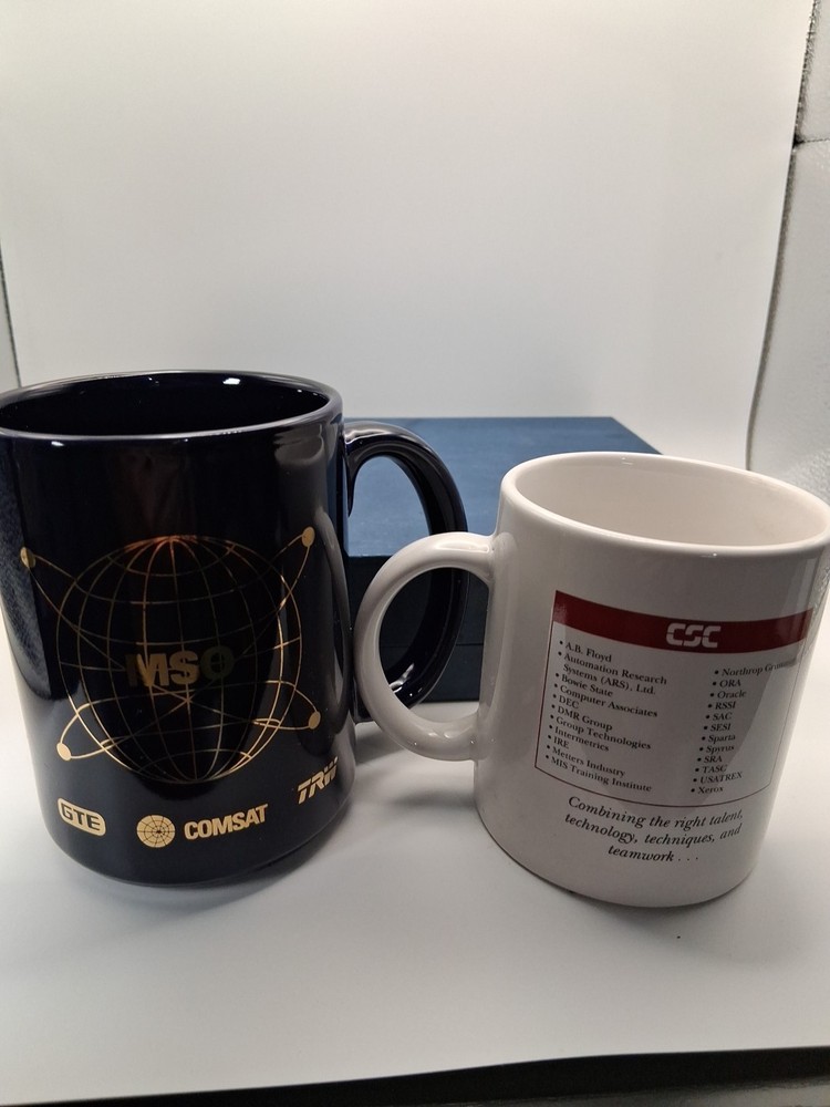 Military Tech & Satellite Communications Mug Set