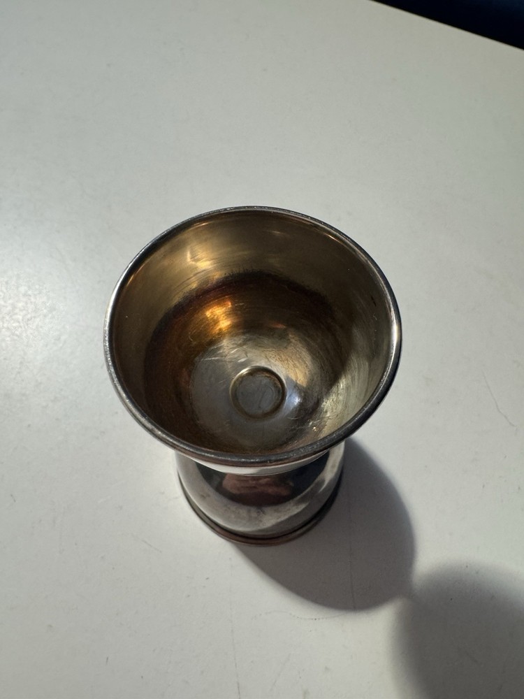 Vintage Wallace Solid Sterling Silver Double Jigger Shot Glass 33g