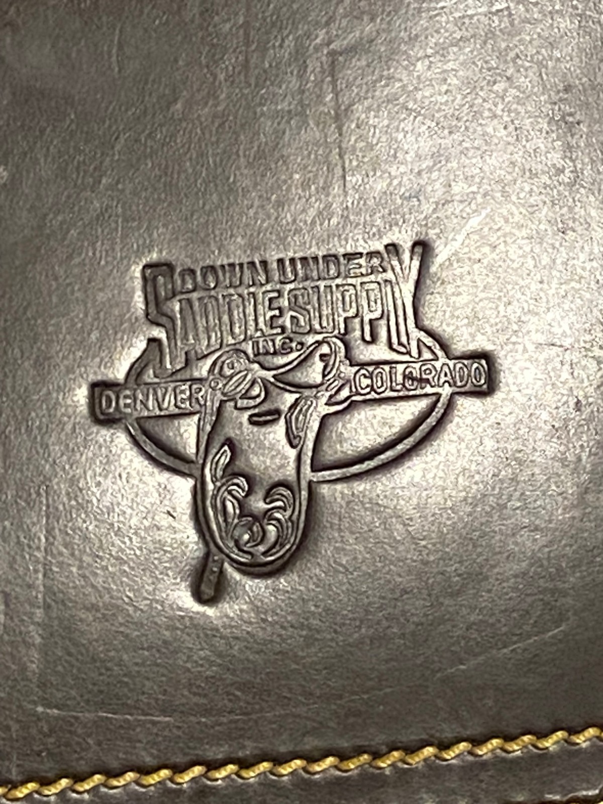 Australian saddle Leather Saddle bag Down Under Saddlery FREE SHIPPING