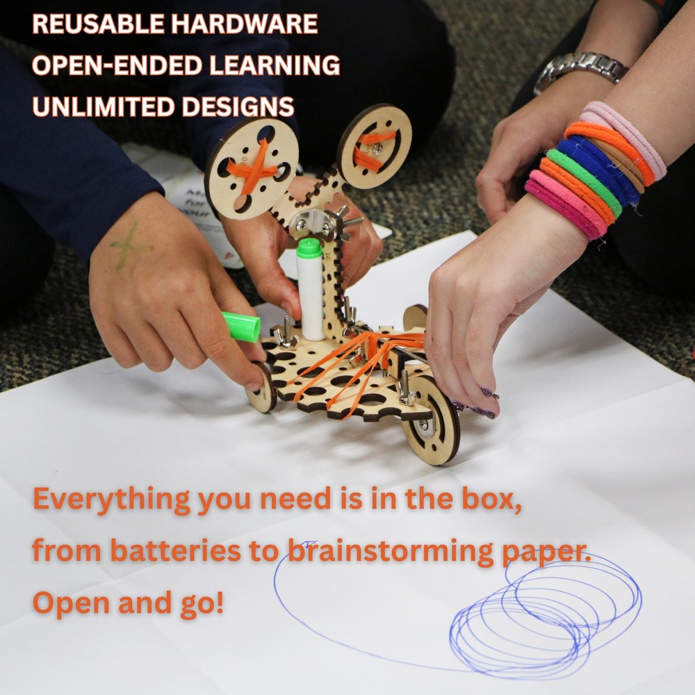 Tinkering Labs Robotics Engineering Kit | Designed by Scientists | 50 Plus P...