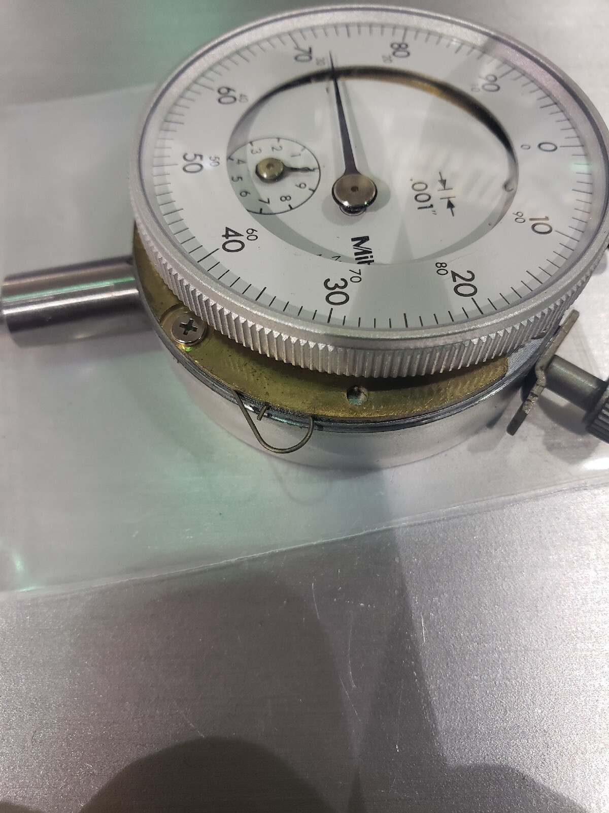 New bezel with lens only for Mitutoyo dial indicator made in USA.