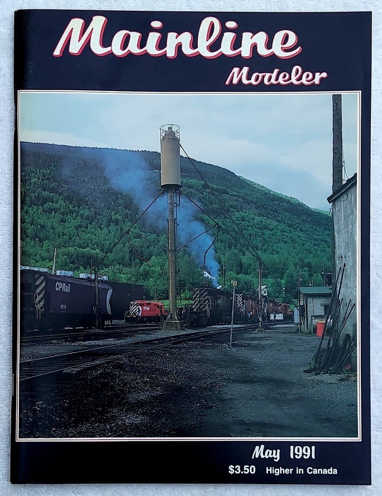 RARE! MAINLINE MODELER Train Magazine May 1991 *MINT*